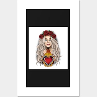 Sacred lady Posters and Art